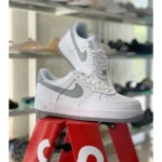 Nike Air Force 1 07 Light Smoke Grey Men Shoes (FT362) - Image 2