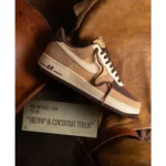 Nike Air Force 1 Hemp Coconut Milk Shoes For Men (BOT77) - Image 3