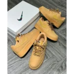 Nike Air Force 1 Low Flex Brown Shoes For Men (BOT583) - Image 2
