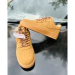 Nike Air Force 1 Low Flex Brown Shoes For Men (BOT583) - Image 3