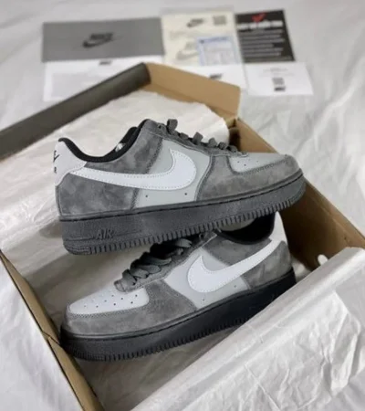 Nike Air Force 1 Low Wolf Grey Shoes For Men (BOT80)