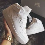 Nike Air Force 1 Mid Long Leather Shoes For Men (SF58)
