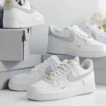 Nike Air Force 1 Mini Gold Shoes For Men (HS127)