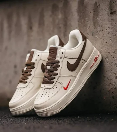 Nike Air Force 1 Mini Red Shoes For Men (SL424)