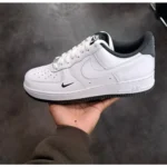 Nike Air Force 1 White Black Shoes For Men (BOT83) - Image 2