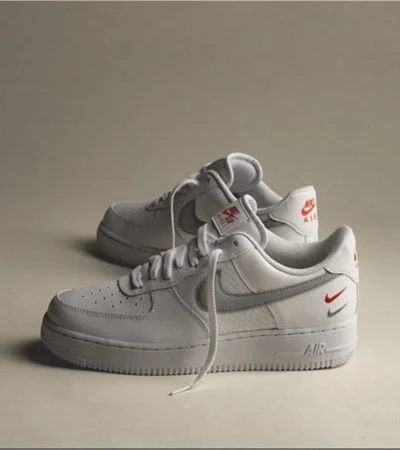 Nike Air Force 1 White Double Swoosh Shoes For Men (BSF159)