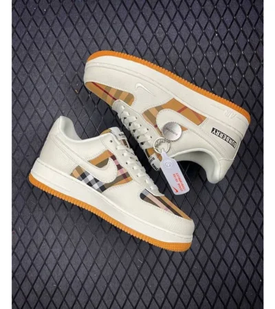 Nike Air Force 1 X Burberry London Shoes For Men (BOT75)