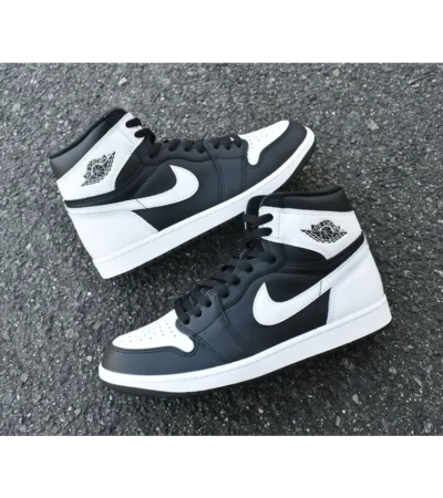 Nike Air Jordan 1 High Og Black White Shoes For Men (BOT54)