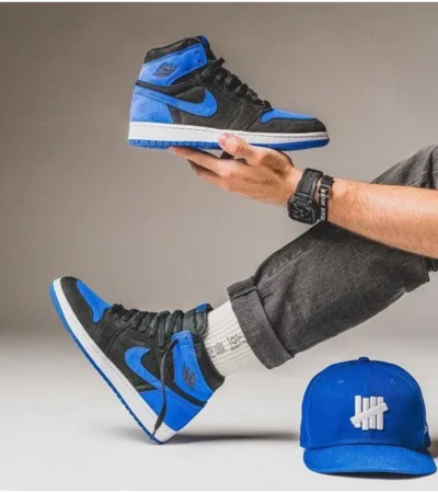 Nike Air Jordan 1 High Royal Shoes For Men (BOT576) - Image 2