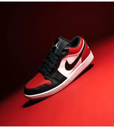 Nike Air Jordan 1 Low Bred Toe Shoes For Men (HS231)