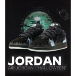 Nike Air Jordan 1 Low Halloween Shoes For Men (BOT108) - Image 2
