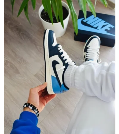 Nike Air Jordan 1 Low OG Obsidian Blue Men Shoes (FT322) - Image 2