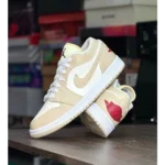 Nike Air Jordan 1 Low SE Sail Rattan University Red For Men (LAB696) - Image 3