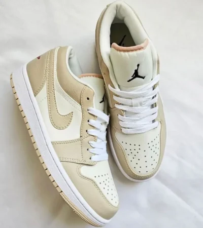 Nike Air Jordan 1 Low SE Sail Rattan University Red For Men (LAB696)