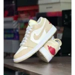 Nike Air Jordan 1 Low SE Sail Rattan University Red Shoes For Men (BOT87)