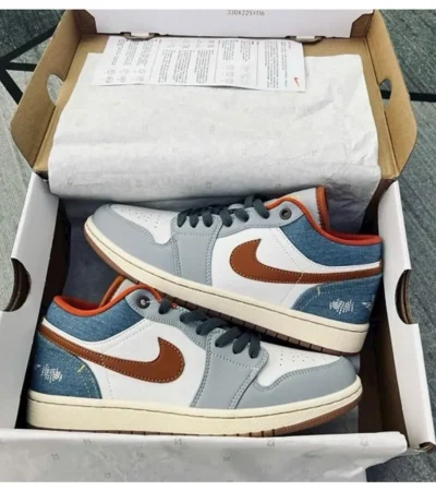 Nike Air Jordan 1 Low Shoes For Men (SL417) - Image 2
