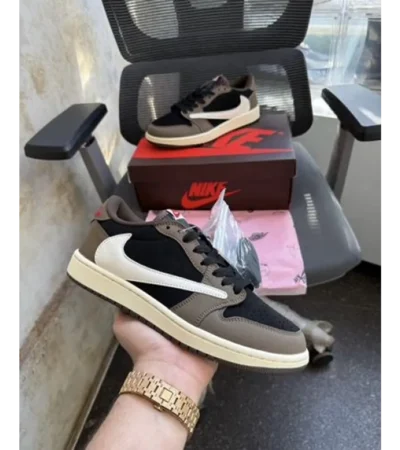 Nike Air Jordan 1 Low X Travis Scott Dark Mocha Shoes For Men (HS211) - Image 2