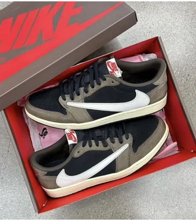 Nike Air Jordan 1 Low X Travis Scott Dark Mocha Shoes For Men (HS211)