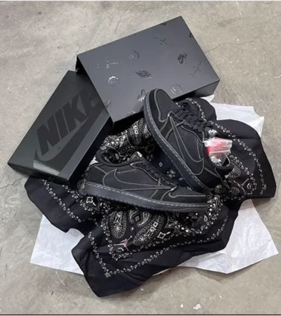 Nike Air Jordan 1 Low X Travis Scott Phantom Shoes For Men (HS207)