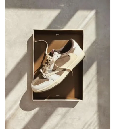 Nike Air Jordan 1 Low X Travis Scott Reverse Mocha Shoes For Men (HS209) - Image 2