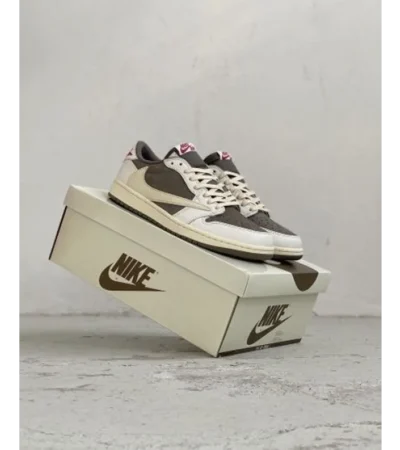 Nike Air Jordan 1 Low X Travis Scott Reverse Mocha Shoes For Men (HS209)