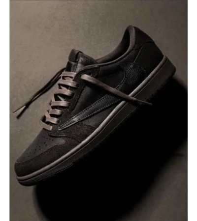 Nike Air Jordan 1 Low X Travis Scott Velvet Brown Shoes For Men (HS249) - Image 2