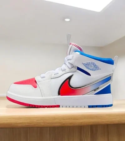 Nike Air Jordan 1 Mid Rm Easyon White Shoes For Men (LAB338) - Image 2