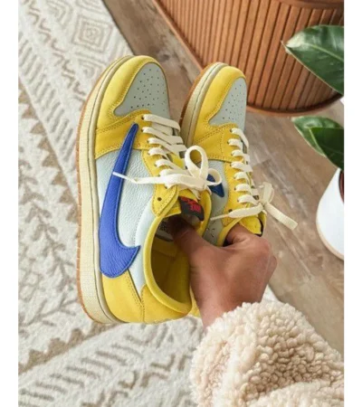 Nike Air Jordan 1 Retro Low X Travis Scott Shoes For Men (BOT93) - Image 2