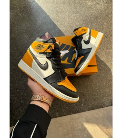 Nike Air Jordan 1 Taxi Shoes For Men (SZ30) - Image 2