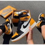 Nike Air Jordan 1 Taxi Shoes For Men (SZ30)