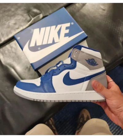 Nike Air Jordan 1 True Blue Semi UA Shoes For Men (BOT53)