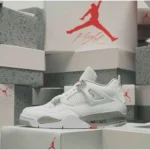 Nike Air Jordan 4 Oreo Shoes For Men (BOT53) - Image 3