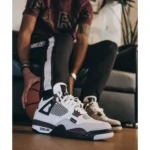 Nike Air Jordan 4 Paris Saint Shoes For Men (SL535) - Image 3