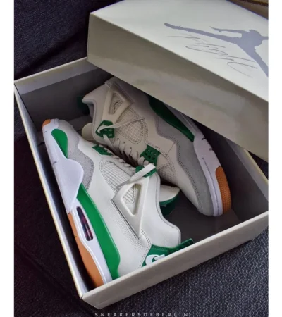 Nike Air Jordan 4 X Sb Pine Shoes For Men (SZ17) - Image 2