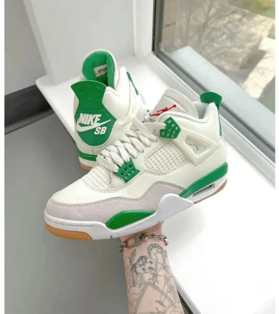 Nike Air Jordan 4 X Sb Pine Shoes For Men (SZ17)