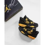 NIke Air Jordan 4 Yellow Thunder Shoes For Men (HS218) - Image 3