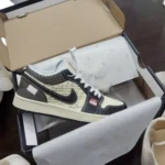 Nike Air Jordan Low Print Mail Shoes For Men (SL508) - Image 2