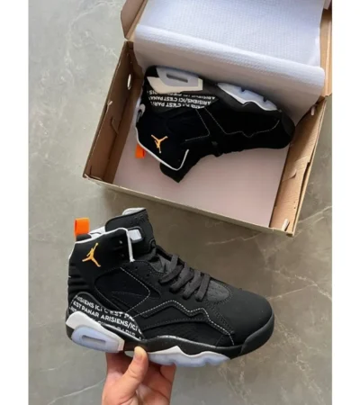 Nike Air Jordan Mvp Black Shoes For Men (SW1084) - Image 2