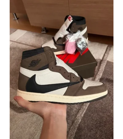 Nike Air Jordan Retro 1 High Travis Scott Shoes For Men (BOT512)