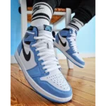 Nike Air Jordan Retro 1 High University Blue Shoes For Men (SF56) - Image 3