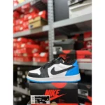 Nike Air Jordan Retro 1 Low Black Shoes For Men (SW1209) - Image 2