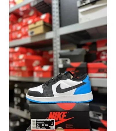 Nike Air Jordan Retro 1 Low Black Shoes For Men (SW1209) - Image 2