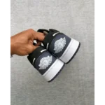 Nike Air Jordan Retro 1 Low Dark Navy White Shoes For Men (HS96) - Image 3