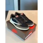 Nike Air Jordan Retro 1 Low X Travis Scott Mocha Semi UA Shoes For Men (HS42)