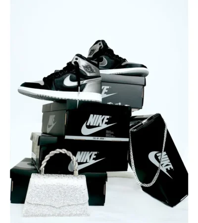Nike Air Jordan Retro 1 Satin Shadow Shoes For Men (BOT132)