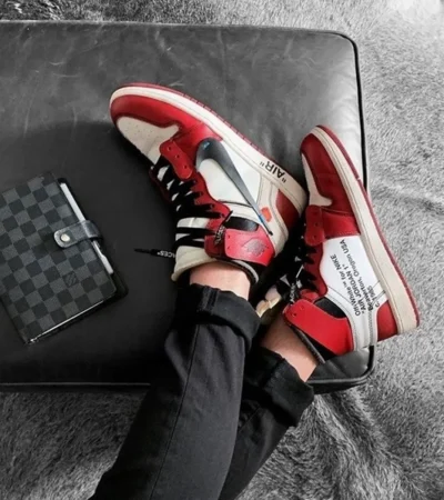 Nike Air Jordan Retro 1 X Off White Chicago Men Shoes (FT527)