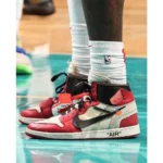 Nike Air Jordan Retro 1 X Off White Chicago Red Shoes For Men (BOT506) - Image 3