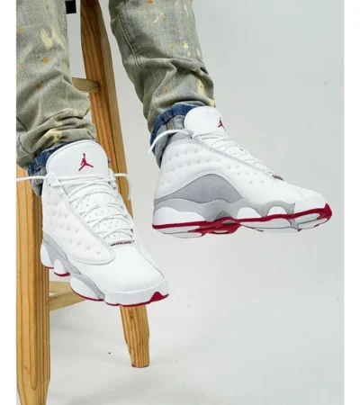 Nike Air Jordan Retro 13 Wolf Grey Men Shoes (FT540) - Image 2