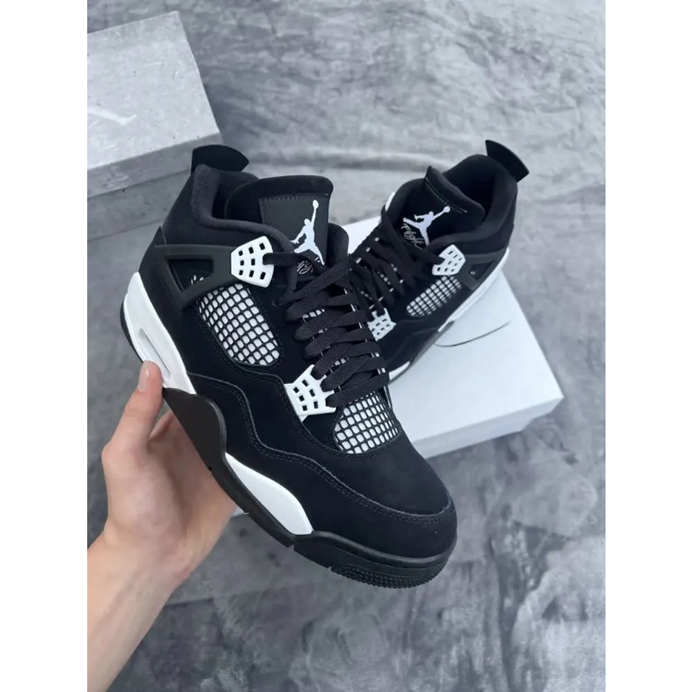 Nike-Air-Jordan-Retro-4-Black-White-Semi-Ua-Men-Shoes-Ft728.Webp Nike Air Jordan Retro 4 Black White Semi Ua Men Shoes (Ft728)