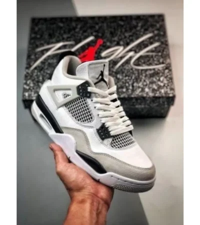 Nike Air Jordan Retro 4 Military Shoes For Men (SL79) - Image 2